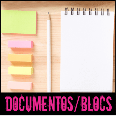 Portadocumentos y blocs