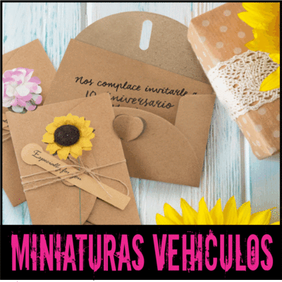 Miniaturas de vehículos en pvc
